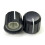 50Pcs Potentiometer Control Knobs for Electric Guitar Volume Tone Knobs Black D Type 6mm 4