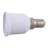 10 Pcs E14, E27 Adapter Base Screw LED Light Bulb Bulb Socket Converter, White 5