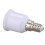 10 Pcs E14, E27 Adapter Base Screw LED Light Bulb Bulb Socket Converter, White 6