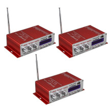 Kentiger 3X Hy-400 Hi-Fi Car Stereo Amplifier Radio MP3 Speaker with Fm Lcd Display Power Player for Auto Remote Control