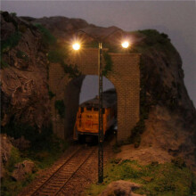 10 StüCke Modelleisenbahn Lampe Gittermast Licht HO MaßStab 1:87 LED StraßEnlaterne Zug Layout Spielzeug Garten Dekoration Handwerk