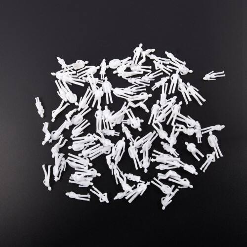 200PCS Figures 1: 75 Scaled Models Train Building People for Layout 1