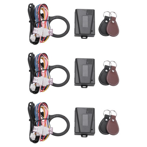 3X  Car Engine Push Start Stop Button Rfid Lock Ignition Keyless Entry System Auto Start Stop Immobilizer Starline