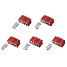 5X Kentiger Hy-400 Hi-Fi Car Stereo Amplifier Radio Mp3 Speaker with Fm Lcd Display Power Player for Auto Motorcycle