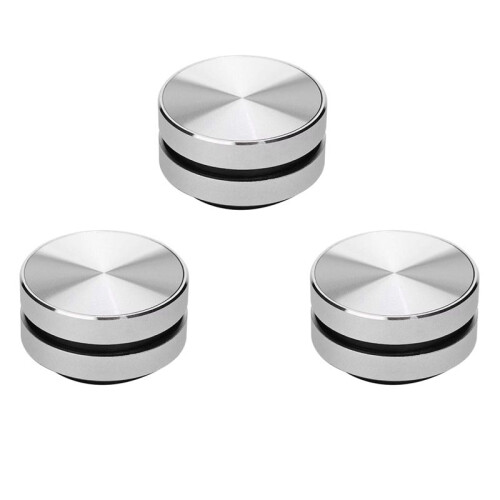 3X Portable   Speaker Turns Anything Into A Speaker Wireless Bone Conduction Induction Vibration (Silver)