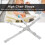 Universal 5 Point  Chair Straps Replacement with Quick‑Release Gray Button Safety Harness 2