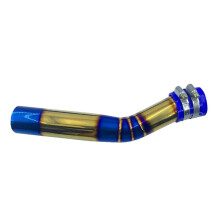 Motorcycle Stainless Steel Air Filter Intake Pipe for NMax 155 2017-2021 Modified Blueing Intake Pipe C
