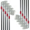 Puntali da  24 Pezzi / .370 Alluminio 22mm per Accessori per Mazze da 5