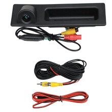 Car Trunk Handle Camera Car Reversing Camera Supports AHD and CVBS RCA Fisheye for E82 E88 E84 E90 E91 E92 E93