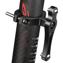 2X Vélo Vélo Tout Térrain Bouteille D'Eau Clip Cage Titulaire Pince Guidon Support Montage Tige de Selle Guidon Fourche Avant Cadre Tube, Noir