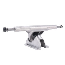 2X 7Inch LongBoard Trucks Skateboard Truck for Flat-Plate Bridge Aluminum Universal Longboard Skate Board Bracket,Silver