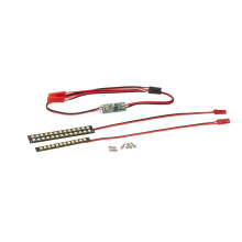 2 set 70mm 58mm Waterproof Front Rear Bumper Led Light Bar Upgrade Accessories for 1/10 MAXX RC Car