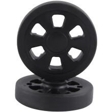 60x13mm Set of 4 Luggage Wheel Suitcase Replacement Wheels,Luggage Suitcase PU Swivel Caster Wheels Bearings Repair KitA