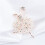 2X Ballett Engel Maedchen Kubisches Strass Dekoration Brosche für Pullover Mantel 4