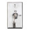 Key Switch Lock for Access Control, Stainless Steel Panel, On/Off Indicator, 2 Keys Included 1