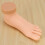 2X Practice Foot Model Flexible Movable Soft Fake Foot Tool for Nail Art Train 2