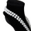 2X Mode Blanc Pull A Longues Chaines Collier de Perles 3