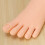2X Practice Foot Model Flexible Movable Soft Fake Foot Tool for Nail Art Train 6