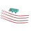 4X 2.4G 4 Channels Wireless RC Transmitter Receiver Radio Remote Controller Transmitter with Receiver Board 2