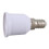 15 Pcs E14, E27 Adapter Base Screw LED Light Bulb Bulb Socket Converter, White 4