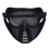 4X Mask Airsoft Protective Mask Paintball Black New 2