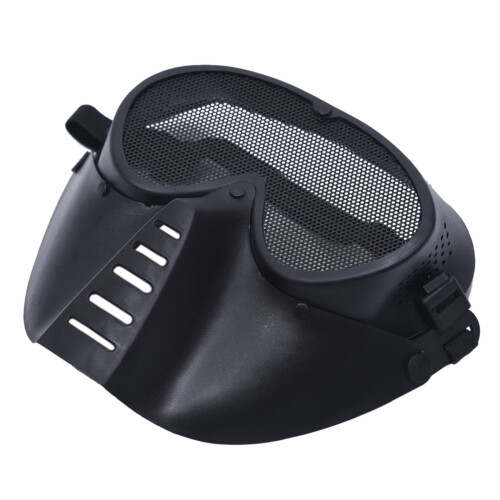 4X Mask Airsoft Protective Mask Paintball Black New 2