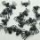150X Plastic Black Spider Trick Toy Halloween Haunted House Prop Decor 6