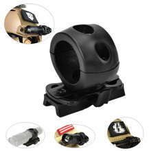 3X Quick Release Flashlight Clamp Holder Mount for Fast Helmet Universal (FAST, MICH, IBH, Etc. with Rail Helmet)