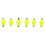 18Pcs Fly Fishing Float Strike Indicators Foam Yellow 7