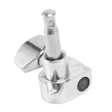 3Set Guitar Sealed Small Peg Tuning Pegs Tuners Machine Heads for Acoustic Electric Guitar Guitar Parts( Silver 6R )