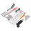3X Guitar Tool Kit Repairing Maintenance Tools String Organizer String Action Ruler Gauge Measuring Tool Hex Wrench Set 3