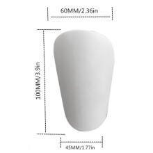 4X Blanks Sublimation Sports Soccer Shin Pad Leg Support Football Shinguard for Adult Teens Personalized Gift,Large