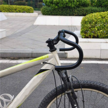 2X Road Bike Bent Handlebar Aluminum Alloy Bike Rest Handlebar 25.4X420mm Road Bike Handlebar