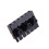 2 Set 6 String Saddle Headless Guitar Bridge Tailpiece Black for Electric Guitar Parts Replacement 3