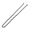 100 Pezzi La Donna 7 cm Lungo Metallo Nero DIY Chignon Pin 6