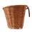 2X Retro, Handmade, Wicker Bicycle Front Basket with Leather Straps 2