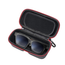 VR Headset Carrying Case for VITURE Luma Pro XR Glasses, Shockproof PU Leather Travel Storage