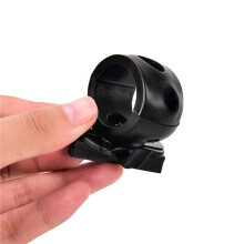 5X Schnell Freisetzung Taschenlampe Klemmhalterung Fuer Schnelle Helm Universal (SCHNELL, MICH, IBH, Etc. mit Rail Helm) 2,5 cm Durchmesser Schwarz