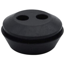 30 Pcs 2 Holes Fuel Tank Grommet Rubber with Fuel Pipe for Brush Cutter Grass Trimmer