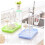 Foldable Baby Bottle Drying Rack Light Green Vertical SpaceSaving Holder for Feeding Accessories 4