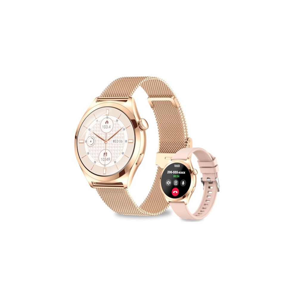 Smartwatch For Women With Call Function, 120+ Sports Modes, Heart Rate And Sleep Monitor, Ip68 Waterproof 9455672031714
