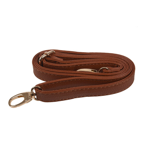 2X DIY Replacement Leather Bag Shoulder Strap Handle  Body Adjustable 140 x 2cm, Brown 1