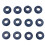 5set Front Lower Spring+Front Upper A Arm Suspension for Club Car Bushing Kits,Replace Bushings 1016346,1016349, 4