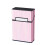 Cigarette Case for 20 Regular Size Cigarettes - Magnetic Closure, Moisture-Proof, Pressure Resistant Pink 1