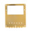 2pcs 6 Roller Saddle 6 String Humbucker Guitar Bridge for Tele Telecaster Guitar (Gold) 7