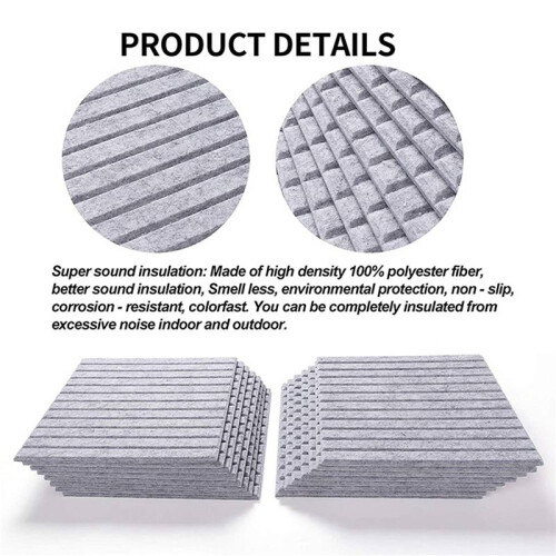 32 Pcs Acoustic Panels,Sound Insulation Board,Wall Sound Insulation Board,for Acoustic Treatment,Wall Decor,Studio,Etc