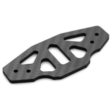 2X Carbon Fiber Front Bumper Support Plate for TT02 TT-02 1/10 RC Car Upgrade Parts Accessories