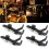 Clip per Microfono per Batteria Antiurto 8 Pezzi, Kit Microfono per Batteria Regolabile e Supporto per Microfono per Supporto per Microfono, Morsetto 4