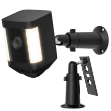 Camera Battery and Mount for Ring Spotlight Cam Plus/Pro and Outdoor Cam Plus, Quick Swap, Black