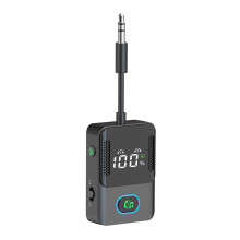 Bluetooth 5.3 Sender Empfänger, 2-in-1 Auto Bluetooth Adapter mit langer Akkulaufzeit und Dual-Geräte-Verbindung